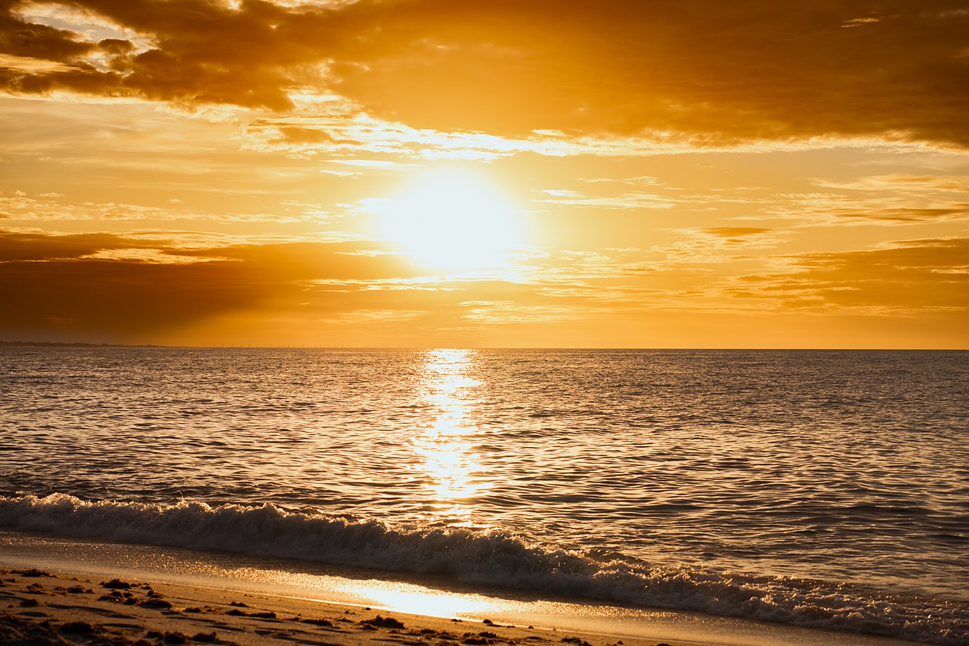 Pôr do sol em Barra Grande